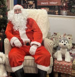 Father Christmas is here………